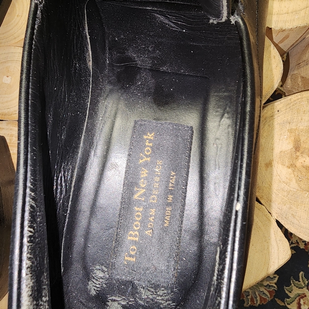 Mens To boot Adam Derrick leather shoes size 10